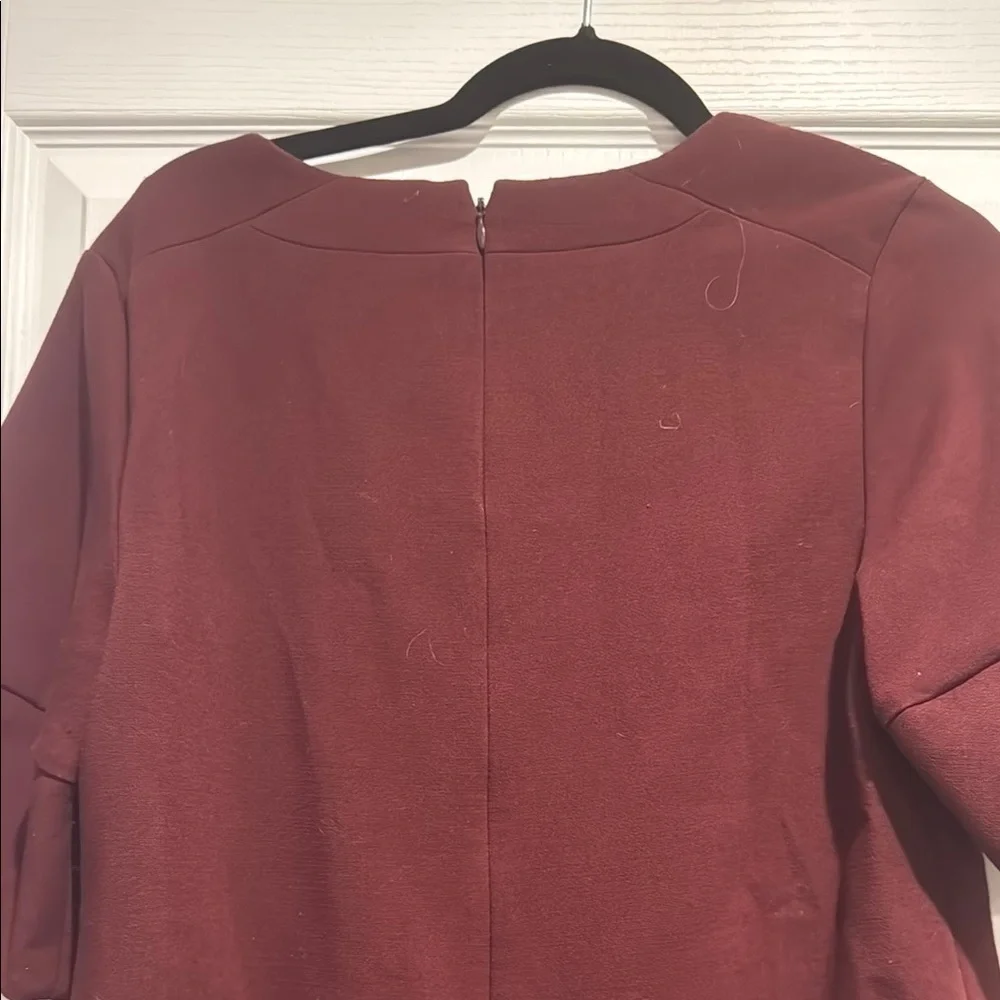 Banana Republic Burgundy and Black Mini Dress
